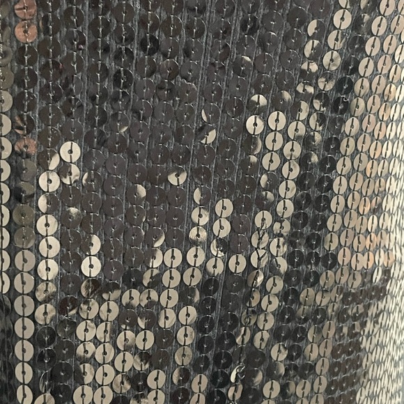 Black Sequins Tank Top, 100% Cotton, Size L, Used - Picture 7 of 7